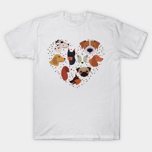 My Heart is Full of Dogs Only T-Shirt